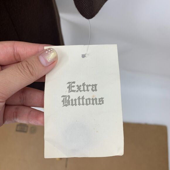 Vintage Orvis Loneline Blazer Women 4P Petite Brown One Button Notch Collar Line - Picture 7 of 13